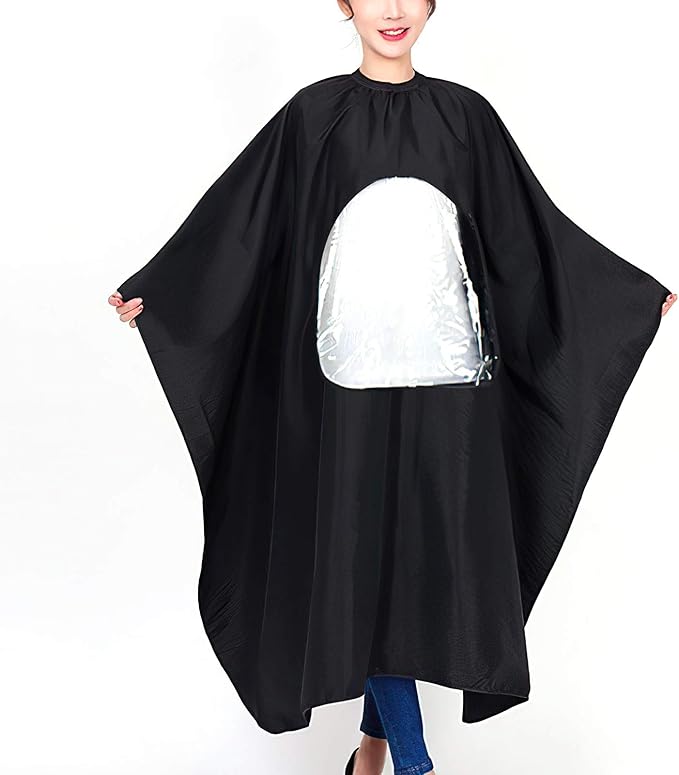 7 厘米防水美发长袍沙龙斗篷理发围裙理发披肩理发染色造型布,适合